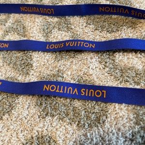 Louis Vuitton ribbon blue orange 88 inches
